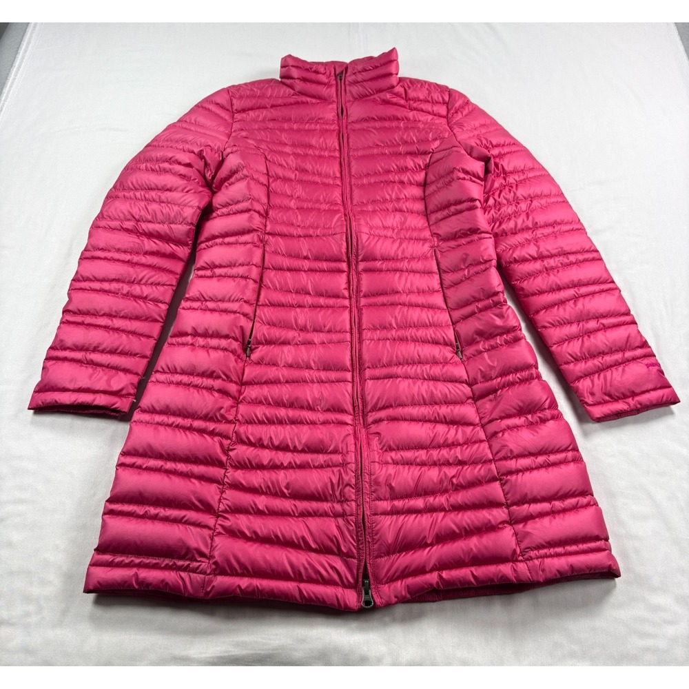 Patagonia Jacket Womens Small Pink Fiona Parka Down Filled Full Zip Puffer Coat